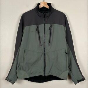 Simms Gore Windstopper Softshell Jacket Sz M Adjustable Cuffs Pockets Fishing